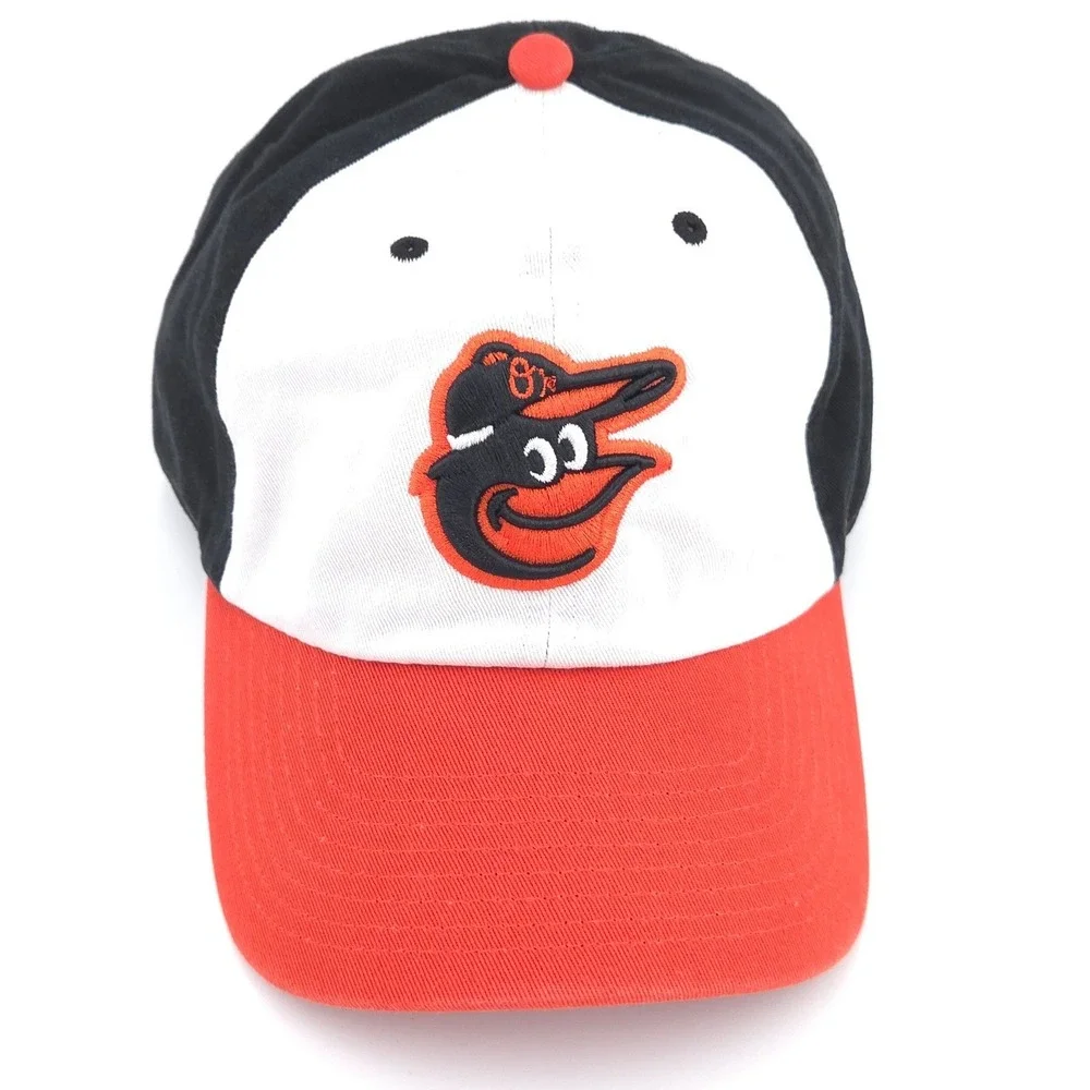 Baltimore Orioles 47 Brand Clean Up Adjustable Hat Black Orange OSFA MLB NWOT
